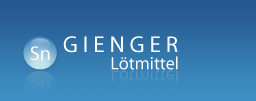 Gienger L�tmittel - L�tzinn und L�tprodukte f�r Handel und Industrie